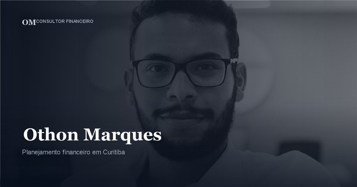 Othon Marques, consultor financeiro